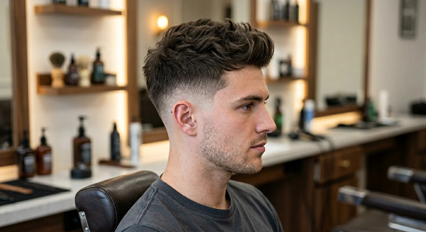 Clean fade haircut